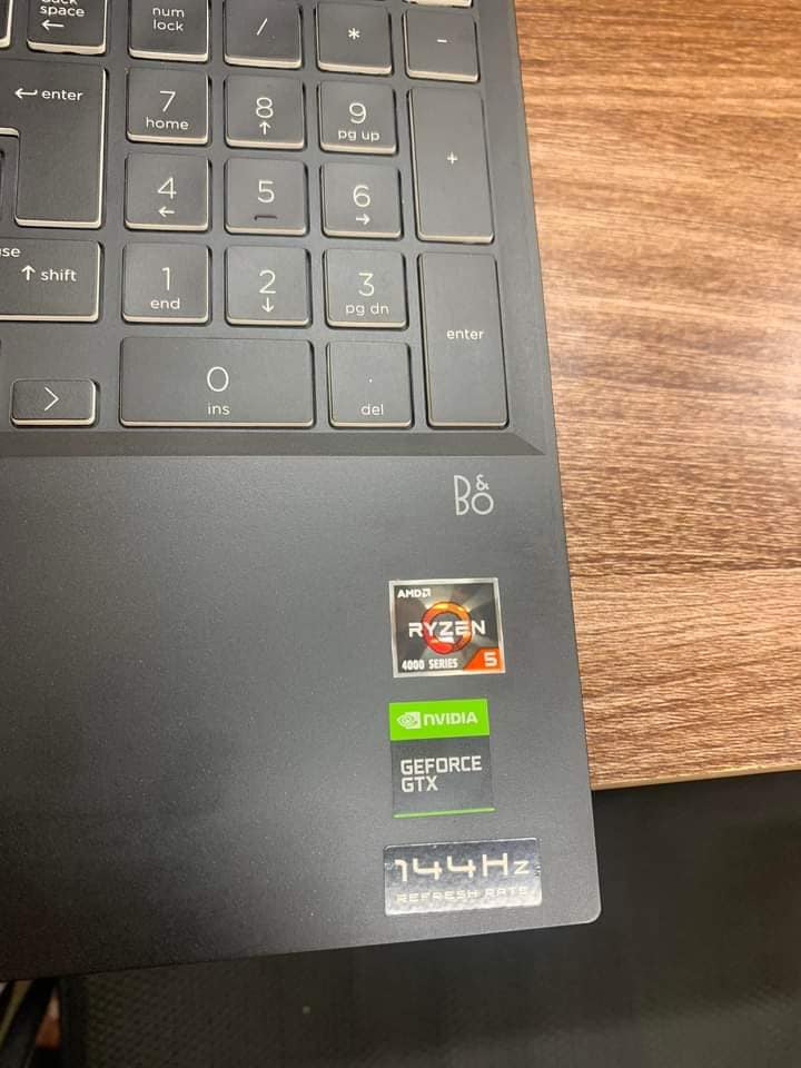 HP Pavilion Gaming 15 Ryzen 5 4600H Ram 16GB ổ 256GB + 1TB GTX 1650 4GB FHD 144Hz